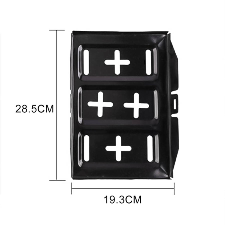 Car Universal Battery Bracket Adjustable Battery Fixed Holder + Base Tray, 28.5cm Base + 19cm Bra...