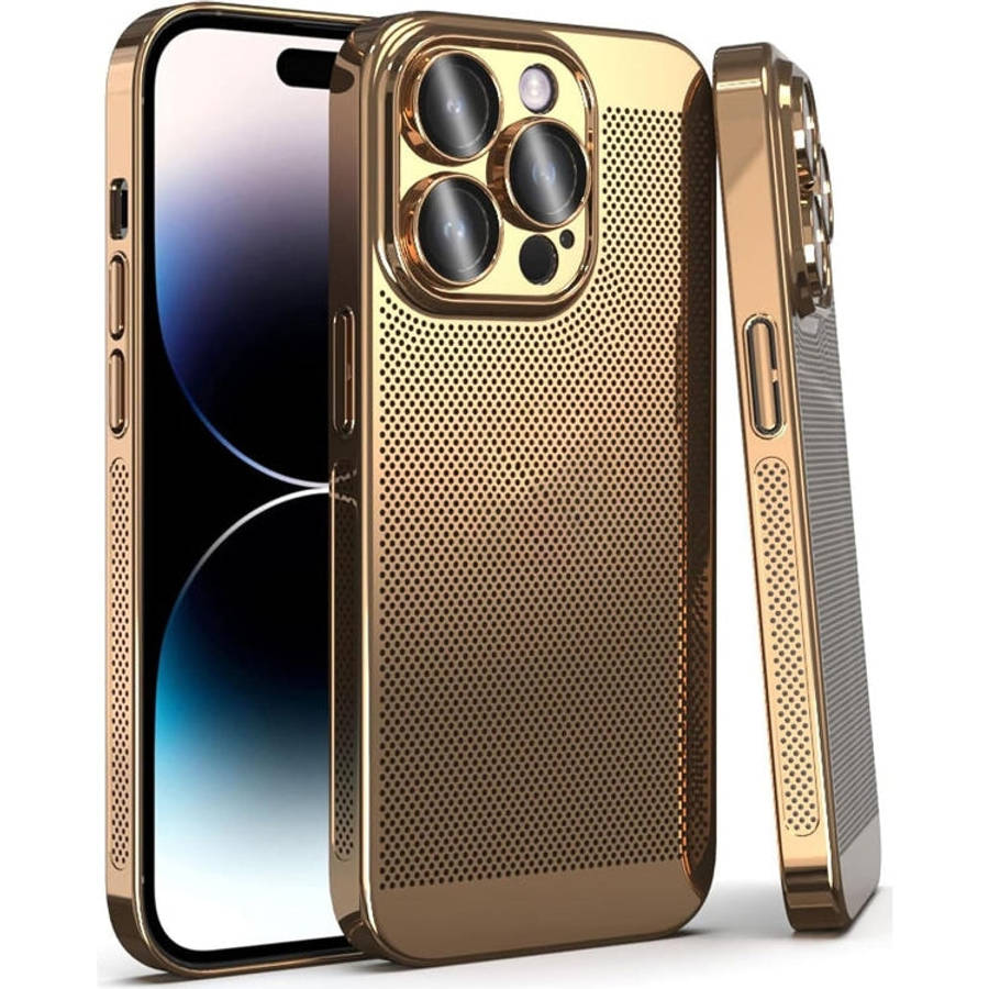 Fine Mesh Cooling Phone Case, For iPhone 15 Pro Max, For iPhone 15 Pro, For iPhone 15 Plus, For i...