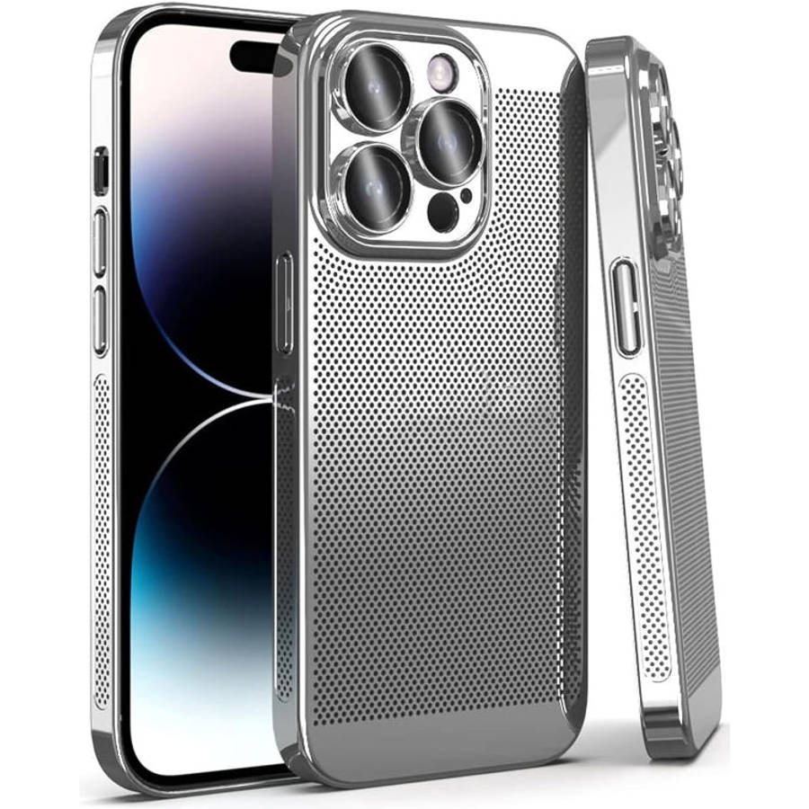 Fine Mesh Cooling Phone Case, For iPhone 15 Pro Max, For iPhone 15 Pro, For iPhone 15 Plus, For i...