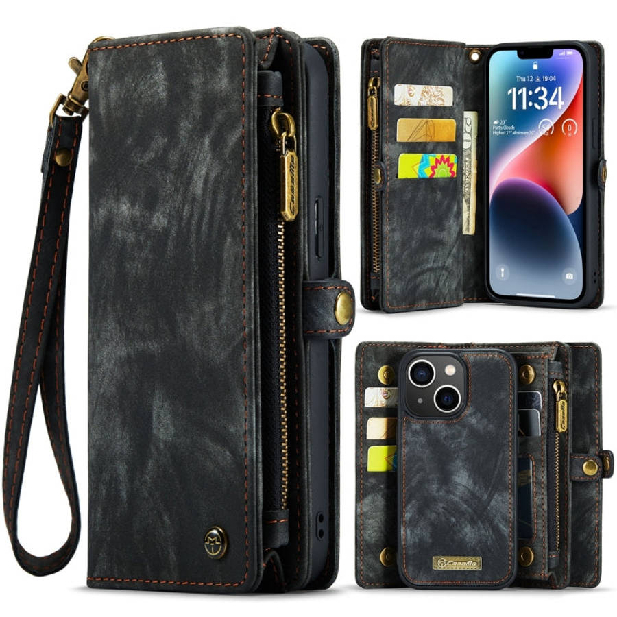 CaseMe 008 Detachable Multifunctional Leather Phone Case, For iPhone 15 Pro Max, For iPhone 15 Pr...