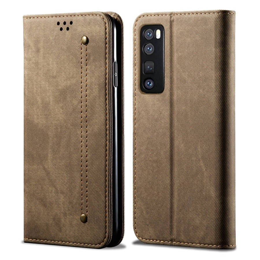 Denim Texture Casual Style Horizontal Flip Leather Case with Holder & Card Slots & Wallet, For Hu...