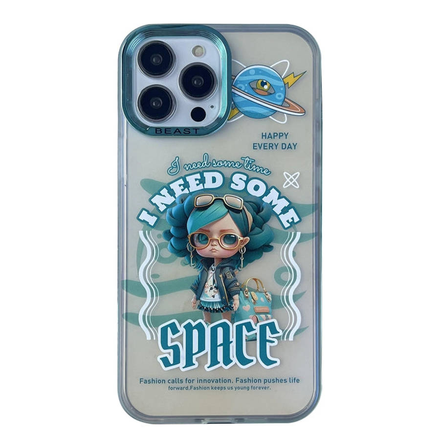 Aurora Series Painted Pattern Phone Case, For iPhone 14, For iPhone 15 Pro Max, For iPhone 15 Pro...