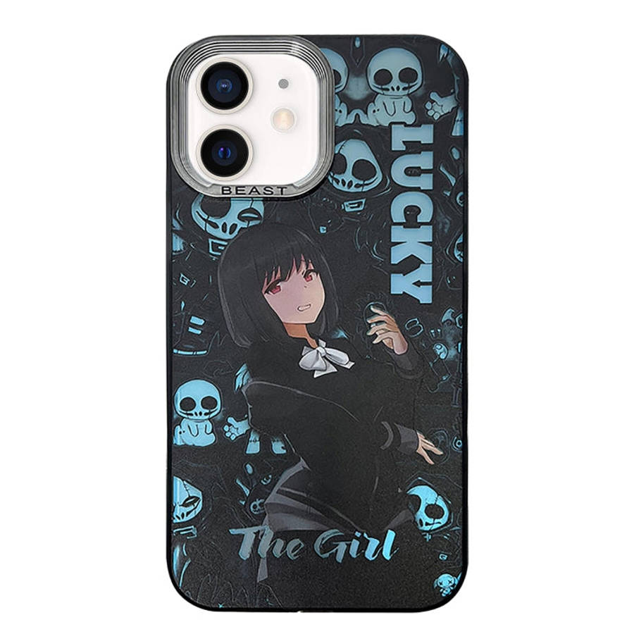 Aurora Series Painted Pattern Phone Case, For iPhone 13, For iPhone 12, For iPhone 12 Pro Max, Fo...