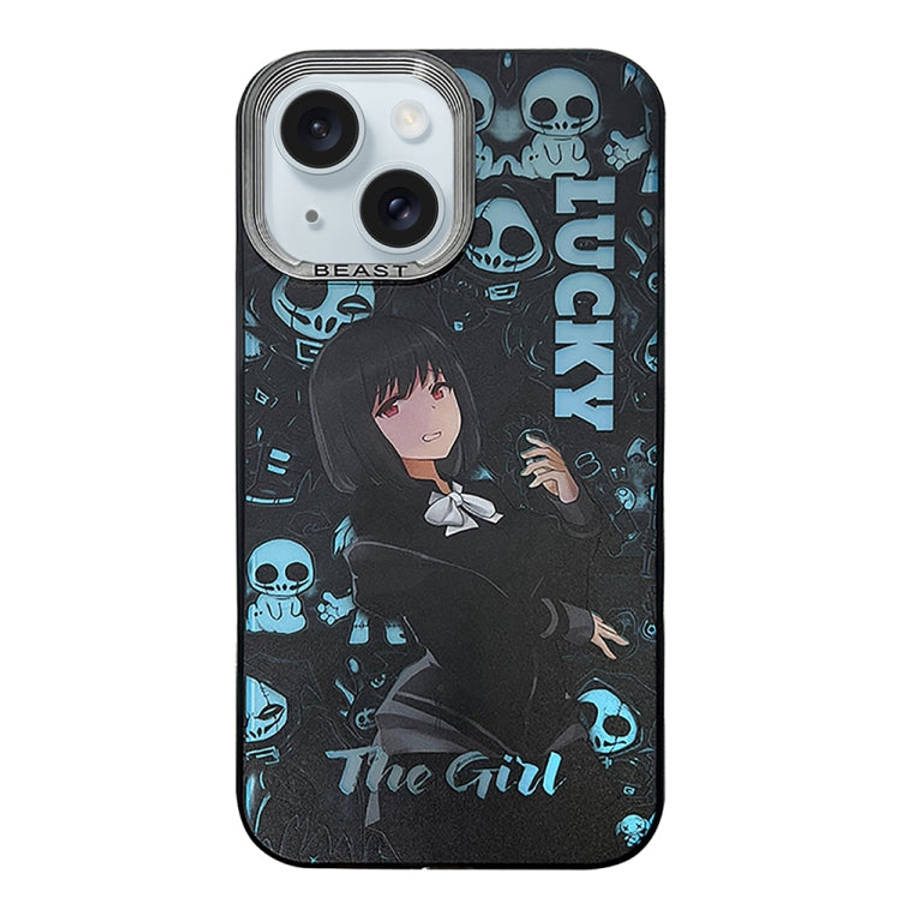 Aurora Series Painted Pattern Phone Case, For iPhone 14, For iPhone 15 Pro Max, For iPhone 15 Pro...