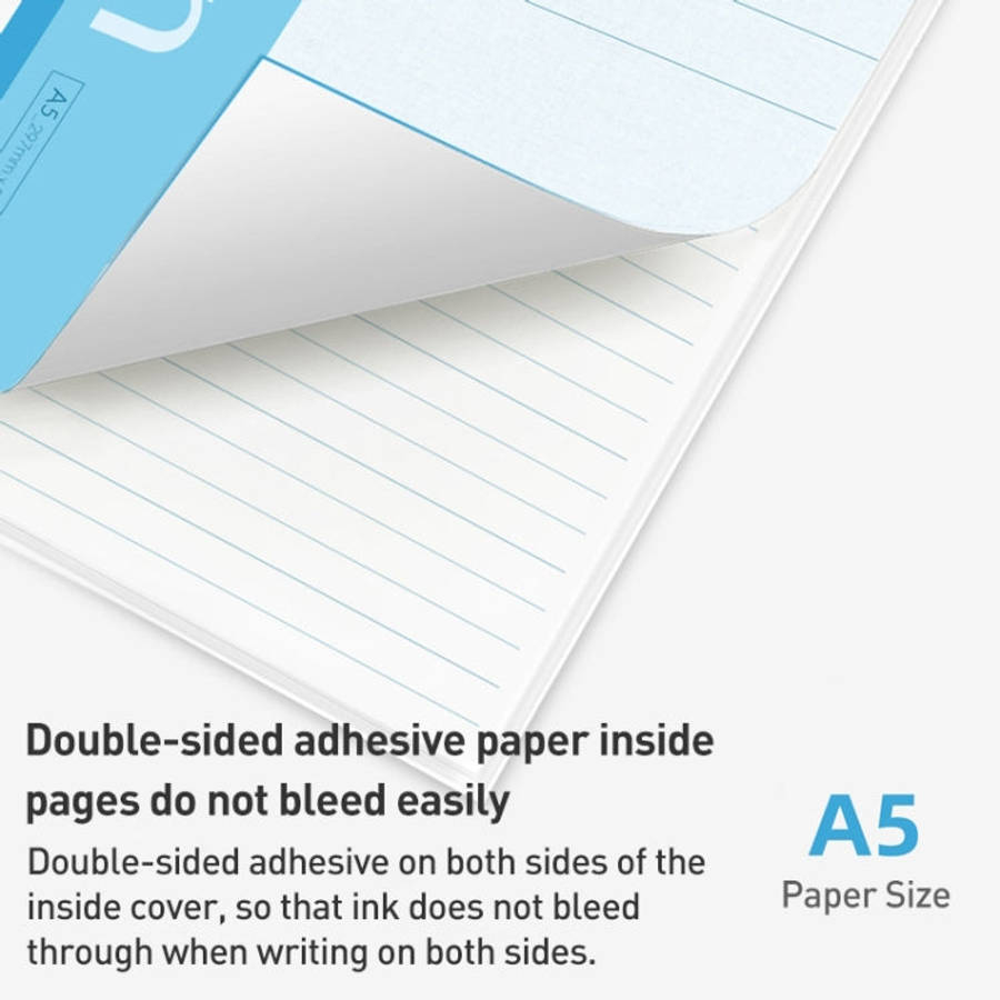 Deli 7653 Notebook A5 Wireless Binding Soft Surface Simple Notepad Student Notepad