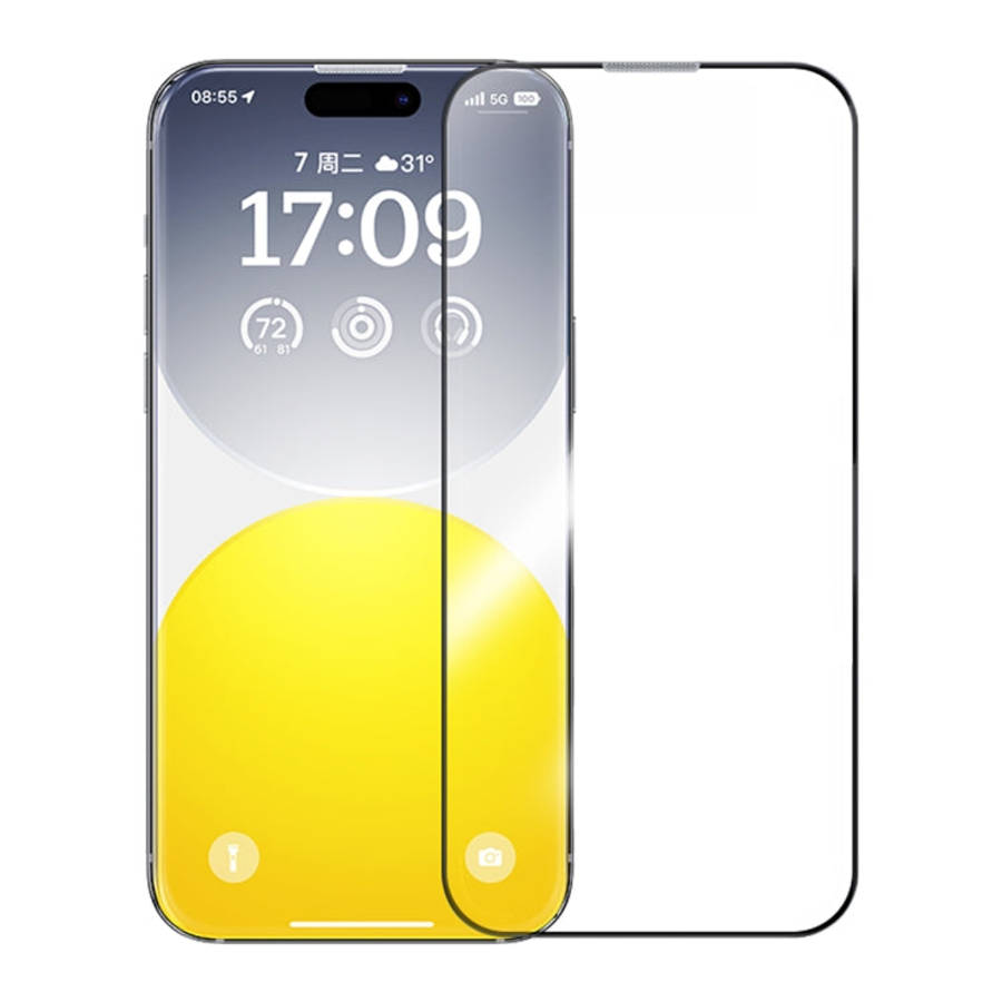 Baseus Sapphire Series Dustproof HD Tempered Glass Film, For iPhone 15 Pro