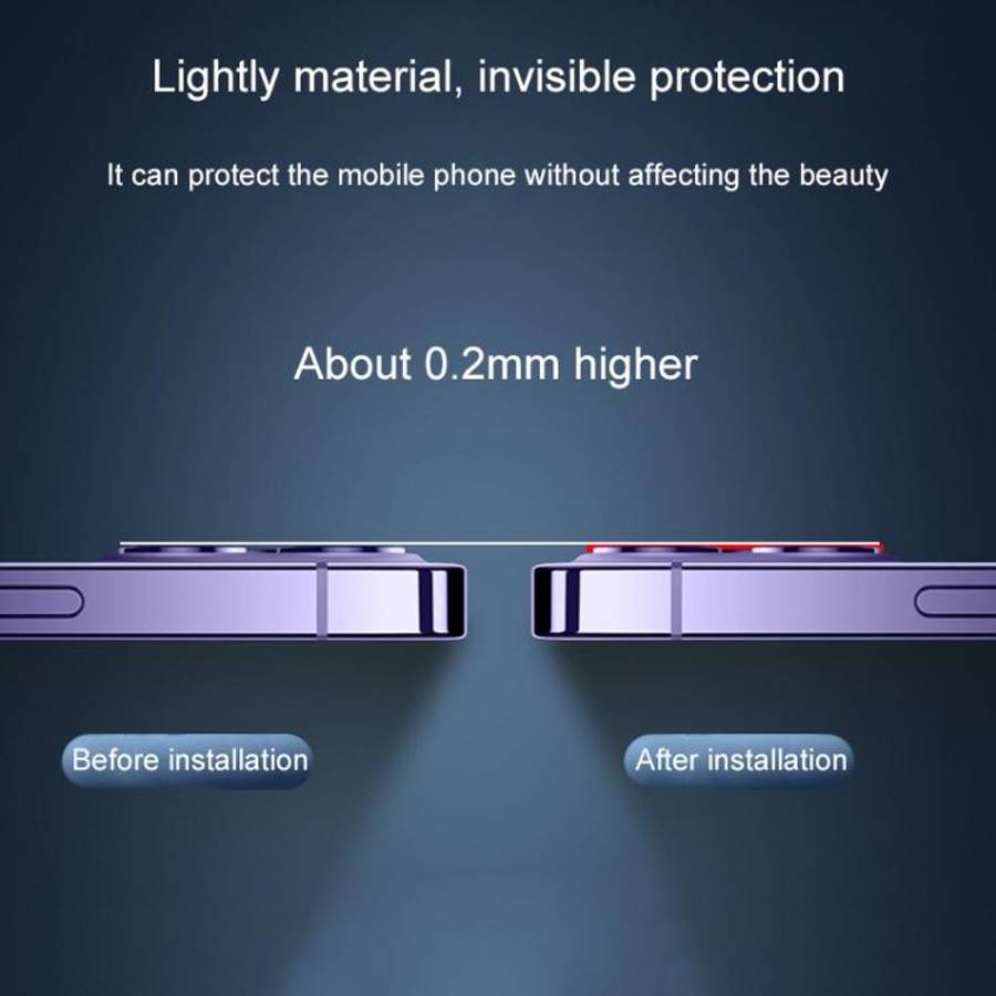 Tempered Glass Back Camera Film, For iPhone 17 / 16 / 16 Plus, For iPhone 16 Pro Max / 16 Pro, Fo...