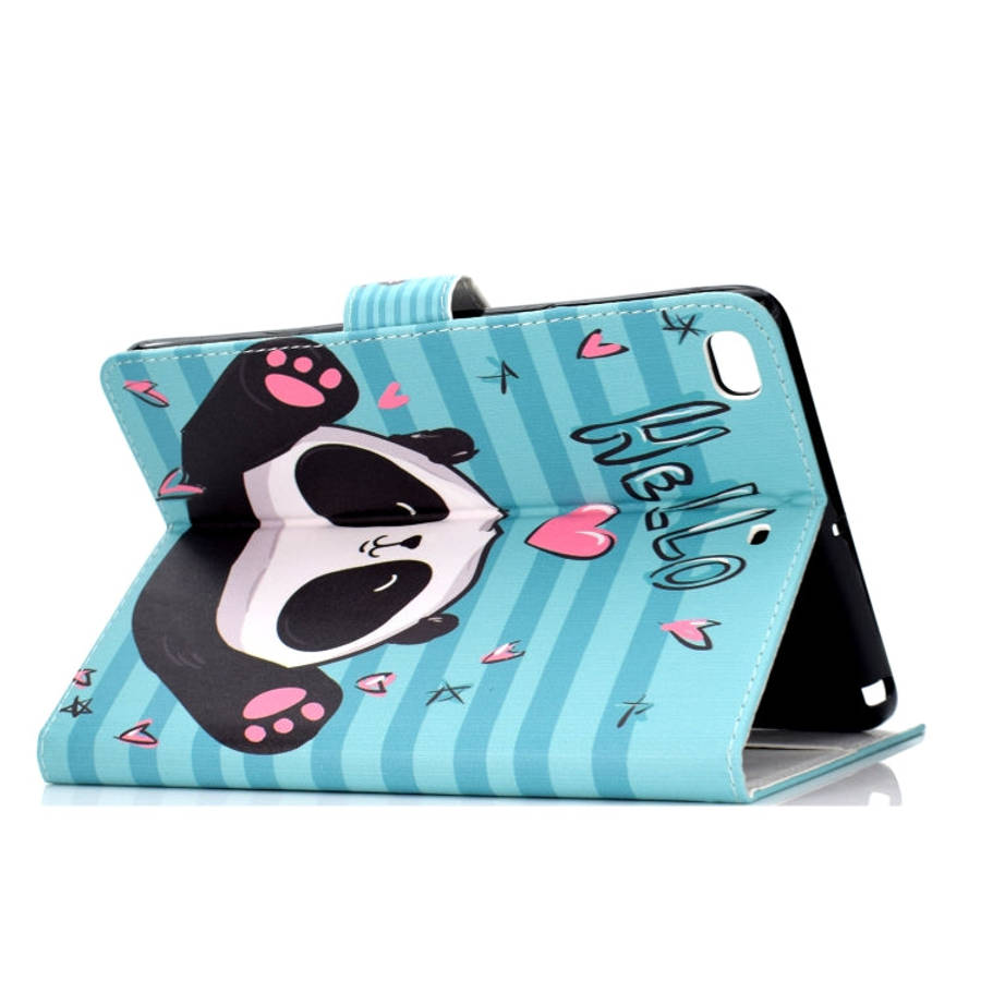 Colored Drawing Pattern Horizontal Flip PU Leather Case with Holder & Card Slot & Sleep / Wake-up...