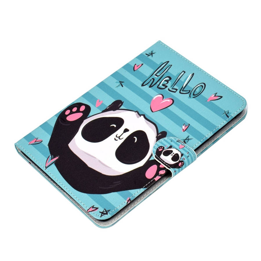 Colored Drawing Pattern Horizontal Flip PU Leather Case with Holder & Card Slot & Sleep / Wake-up...