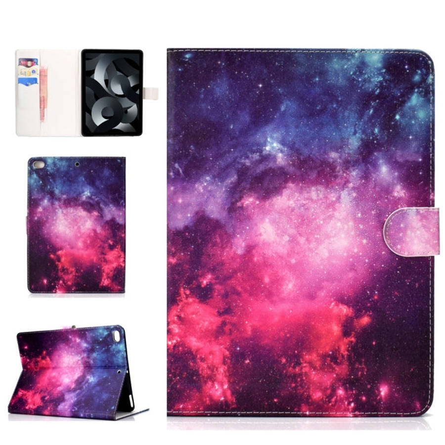 Colored Drawing Pattern Horizontal Flip PU Leather Case with Holder & Card Slot & Sleep / Wake-up...