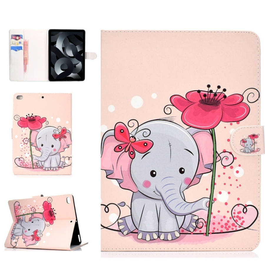 Colored Drawing Pattern Horizontal Flip PU Leather Case with Holder & Card Slot & Sleep / Wake-up...