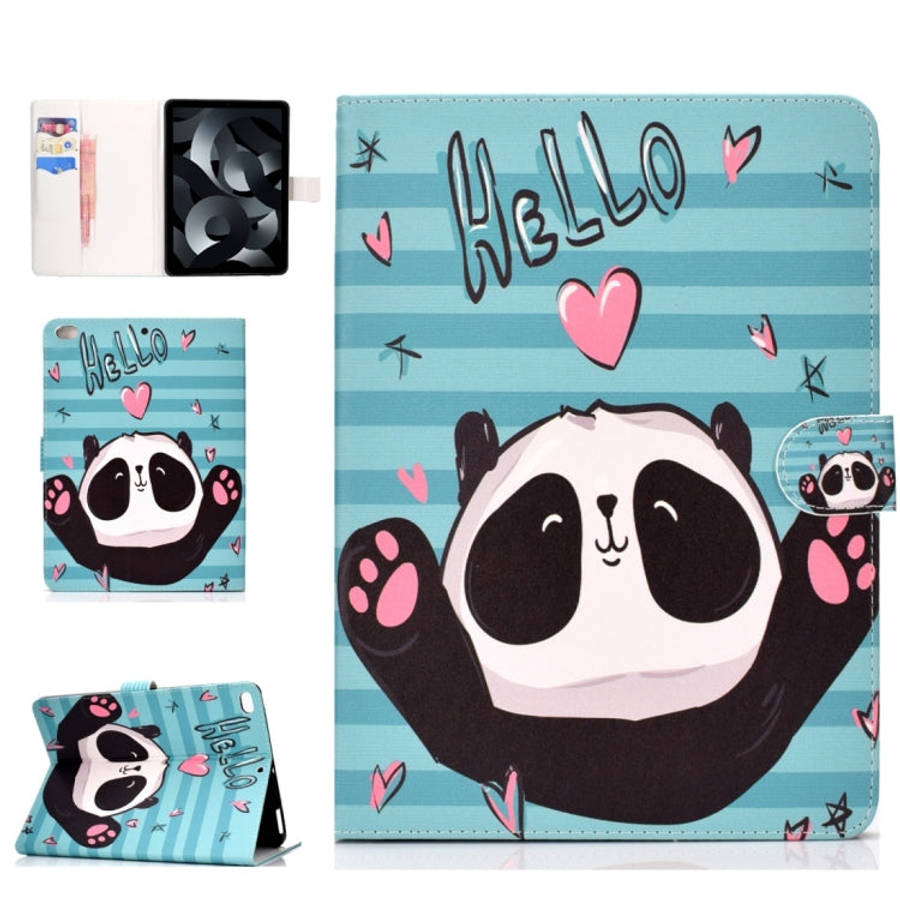 Colored Drawing Pattern Horizontal Flip PU Leather Case with Holder & Card Slot & Sleep / Wake-up...