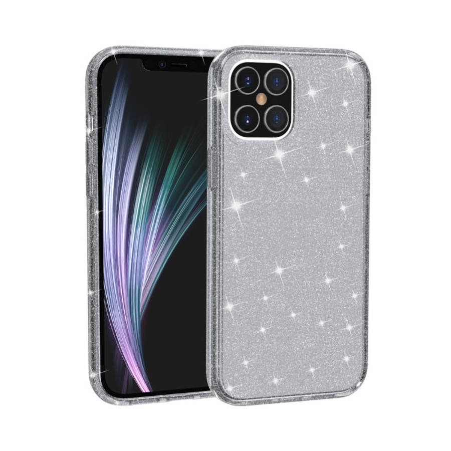 Shockproof Terminator Style Glitter Powder Protective Case, For iPhone 12 mini, For iPhone 12 / 1...