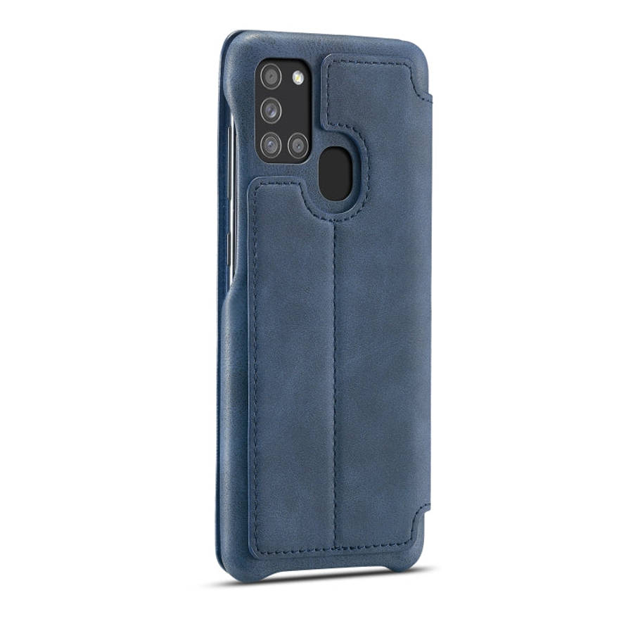 LC.IMEEKE Hon Ancient Series Horizontal Flip Leather Case with Holder & Card Slot, For Samsung Ga...