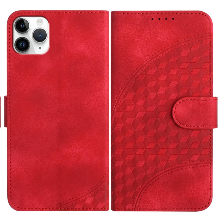 YX0060 Elephant Head Embossed Phone Leather Case with Lanyard, For iPhone 12 mini, For iPhone 11 ...