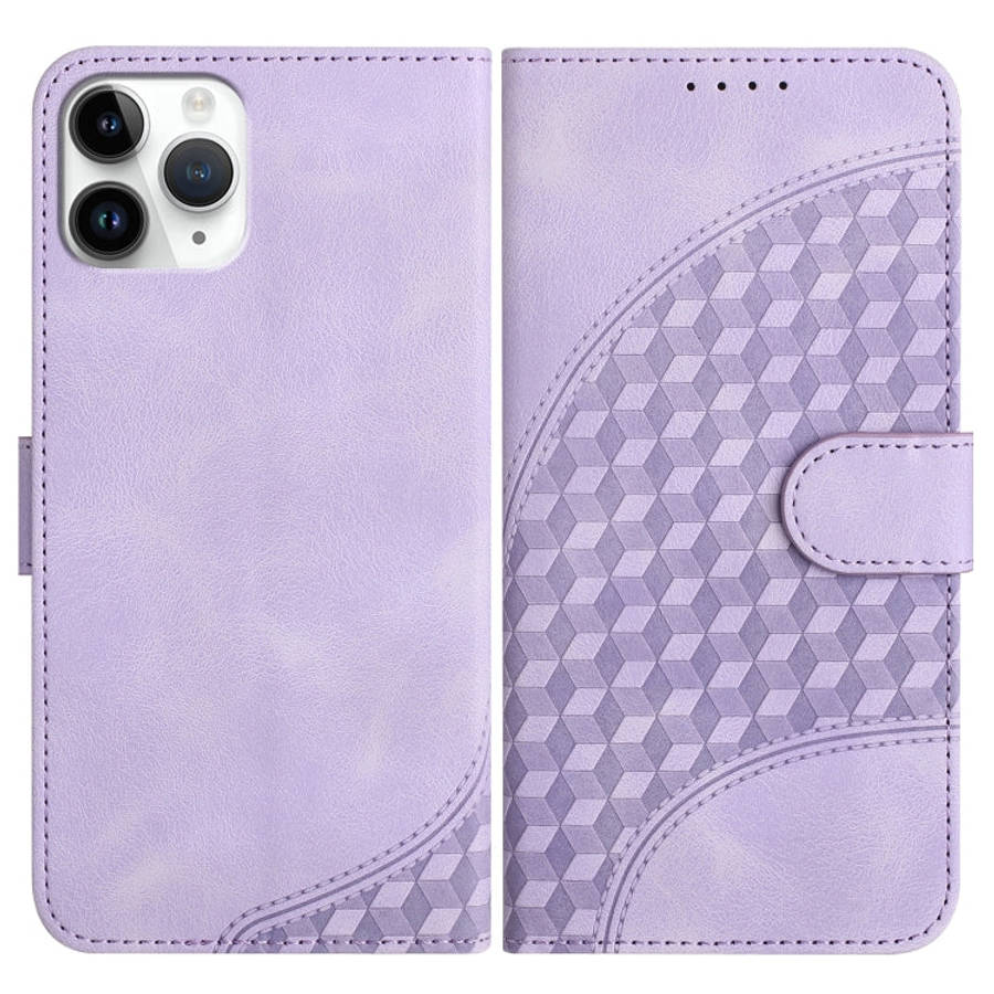 YX0060 Elephant Head Embossed Phone Leather Case with Lanyard, For iPhone 12 mini, For iPhone 11 ...