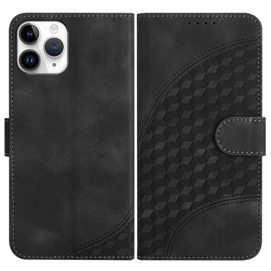 YX0060 Elephant Head Embossed Phone Leather Case with Lanyard, For iPhone 12 mini, For iPhone 11 ...