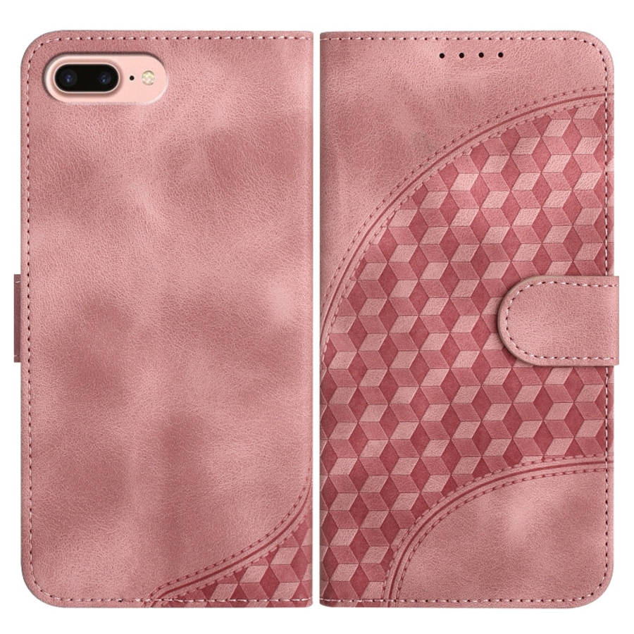 YX0060 Elephant Head Embossed Phone Leather Case with Lanyard, For iPhone XS Max, For iPhone 8 Pl...