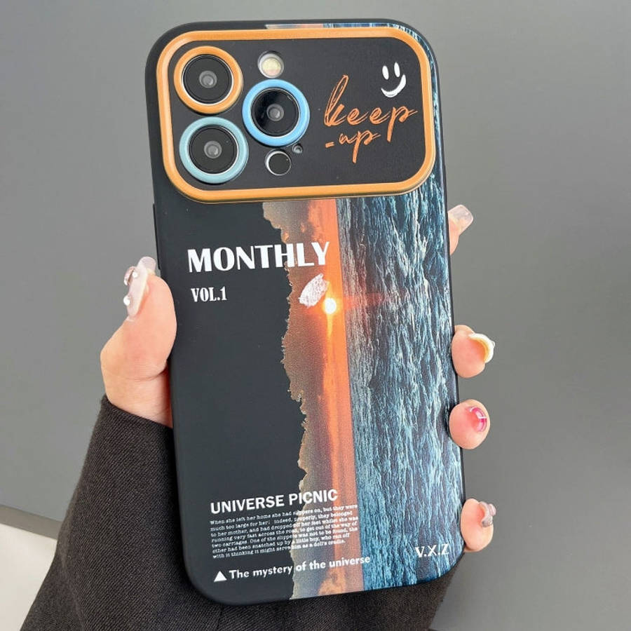 Scenery Pattern Large Window TPU Phone Case, For iPhone 15 Pro Max, For iPhone 15 Pro, For iPhone...