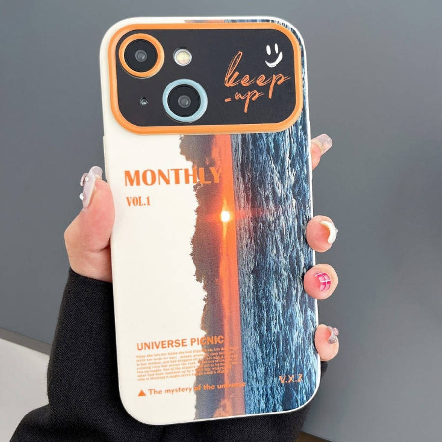 Scenery Pattern Large Window TPU Phone Case, For iPhone 15 Pro Max, For iPhone 15 Pro, For iPhone...