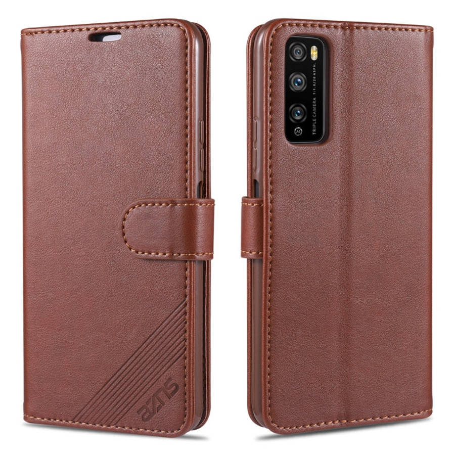 AZNS Sheepskin Texture Horizontal Flip Leather Case with Holder & Card Slots & Wallet, For Huawei...
