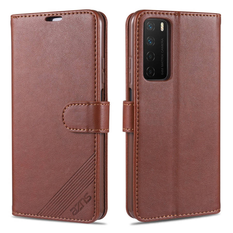 AZNS Sheepskin Texture Horizontal Flip Leather Case with Holder & Card Slots & Wallet, For Huawei...