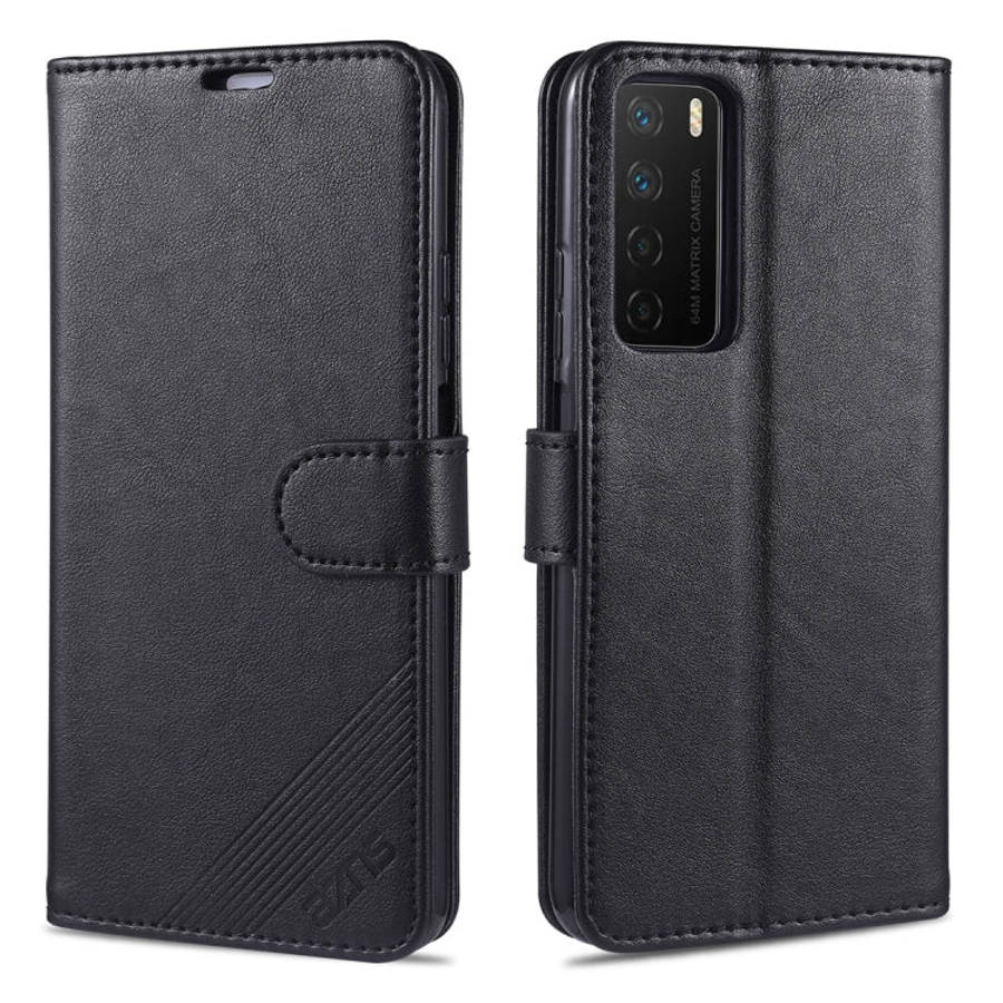 AZNS Sheepskin Texture Horizontal Flip Leather Case with Holder & Card Slots & Wallet, For Huawei...