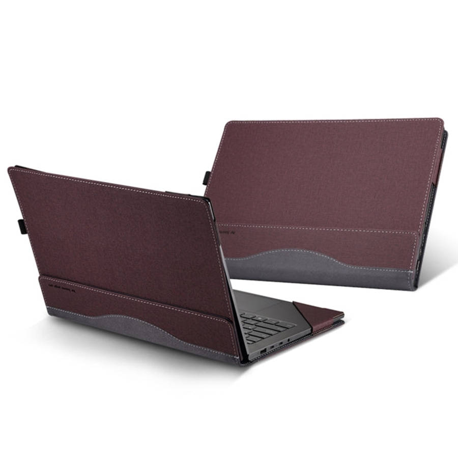 Leather Laptop Shockproof Protective Case, For HP ProBook 445 14 inch G10, For HP ProBook 455 15....