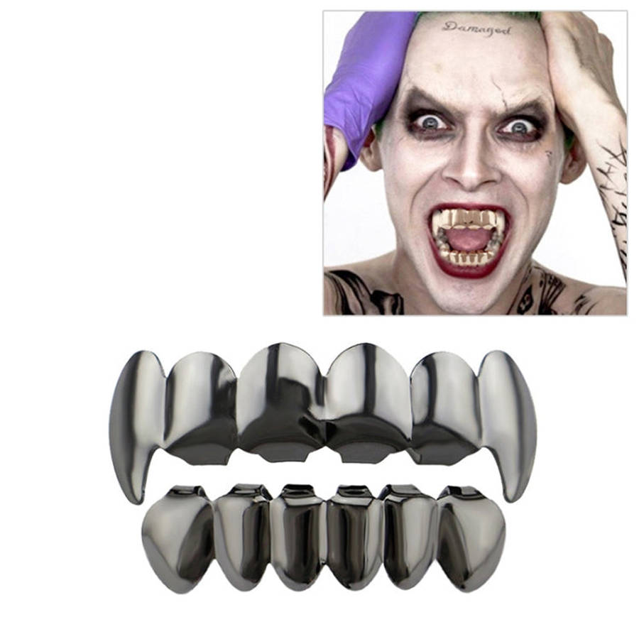 Real Gold Electroplating Halloween Decoration Denture And Tusk Suit COS Props