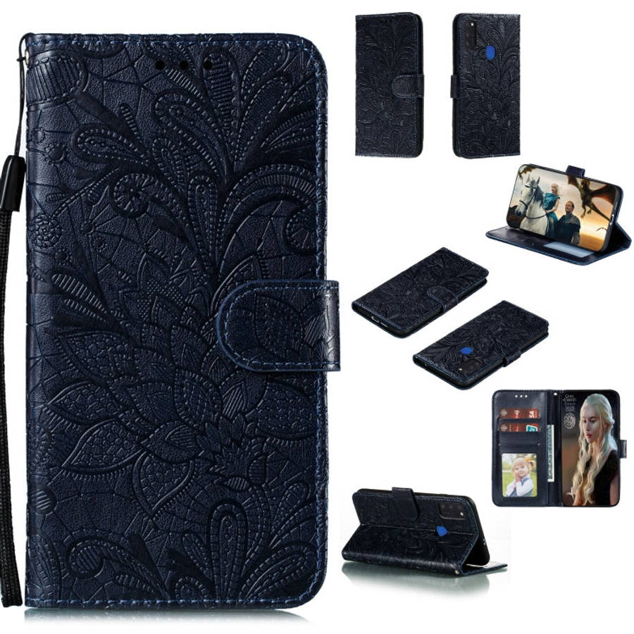 Lace Flower Horizontal Flip Leather Case with Holder & Card Slots & Wallet & Photo Frame, For Xia...