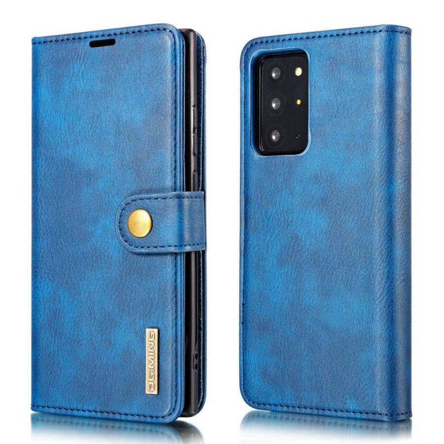 DG.MING Crazy Horse Texture Flip Detachable Magnetic Leather Case with Holder & Card Slots & Wall...