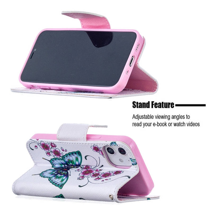 Colored Drawing Pattern Horizontal Flip Leather Case with Holder & Card Slots & Wallet, For iPhon...