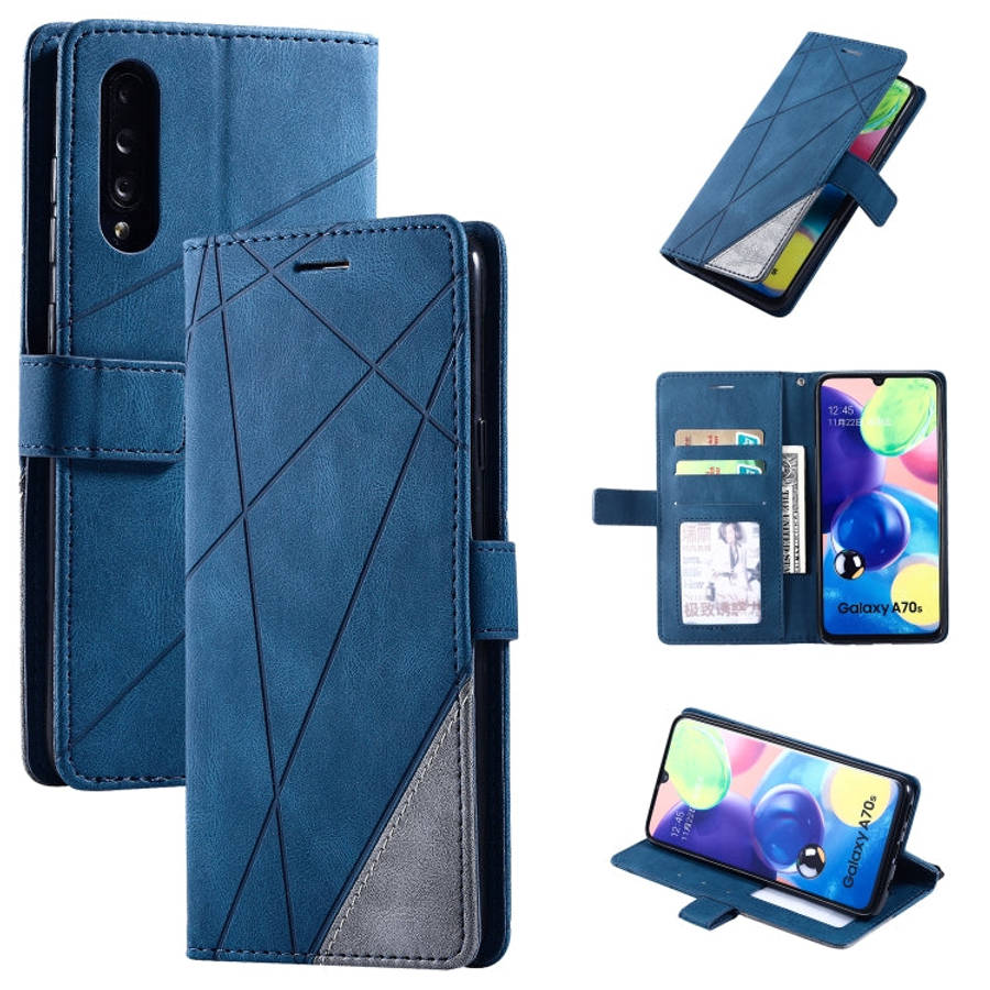 Skin Feel Splicing Horizontal Flip Leather Case with Holder & Card Slots & Wallet & Photo Frame, ...