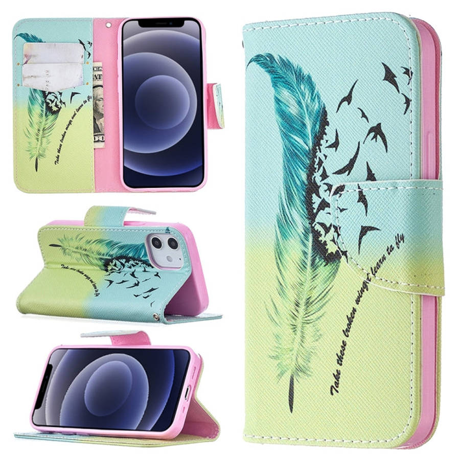 Colored Drawing Pattern Horizontal Flip Leather Case with Holder & Card Slots & Wallet, For iPhon...