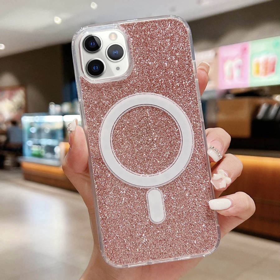 Acrylic Transparent Glitter MagSafe Phone Case, For iPhone 13 Pro, For iPhone 13, For iPhone 12 /...