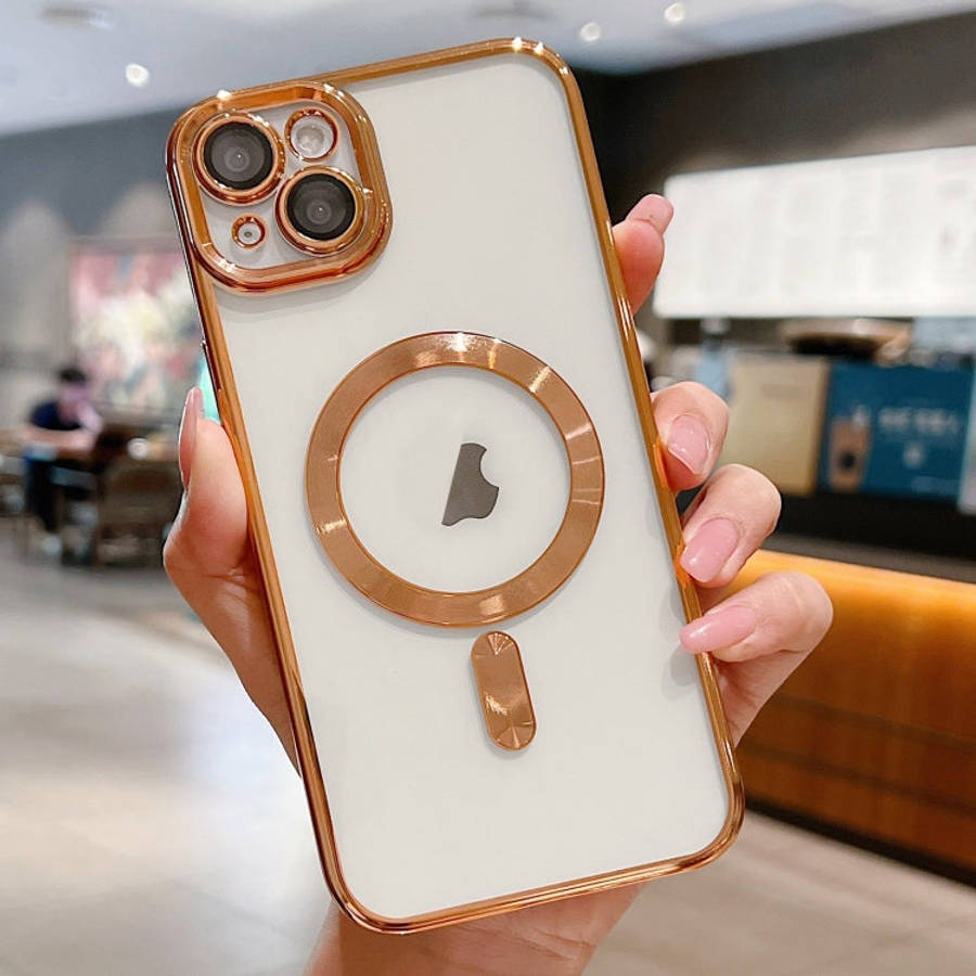 Electroplating MagSafe Phone Case, For iPhone 15, For iPhone 14 Plus, For iPhone 14, For iPhone 1...