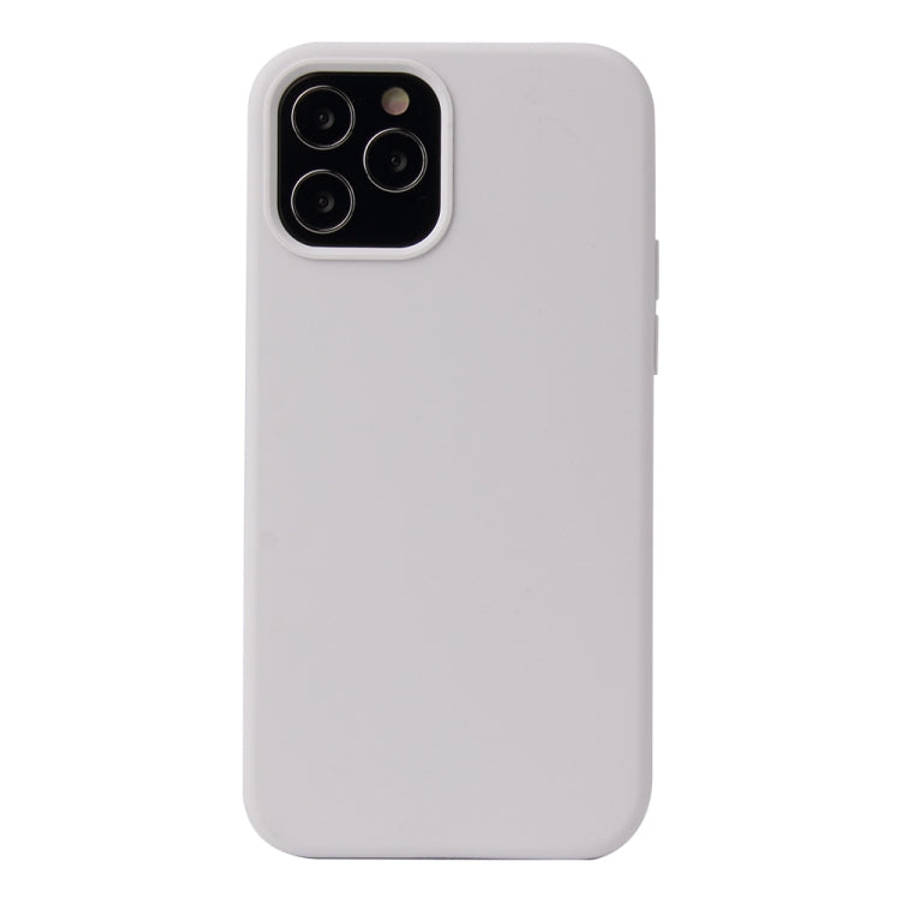 Solid Color Liquid Silicone Shockproof Protective Case, For iPhone 12 mini, For iPhone 12 / 12 Pr...