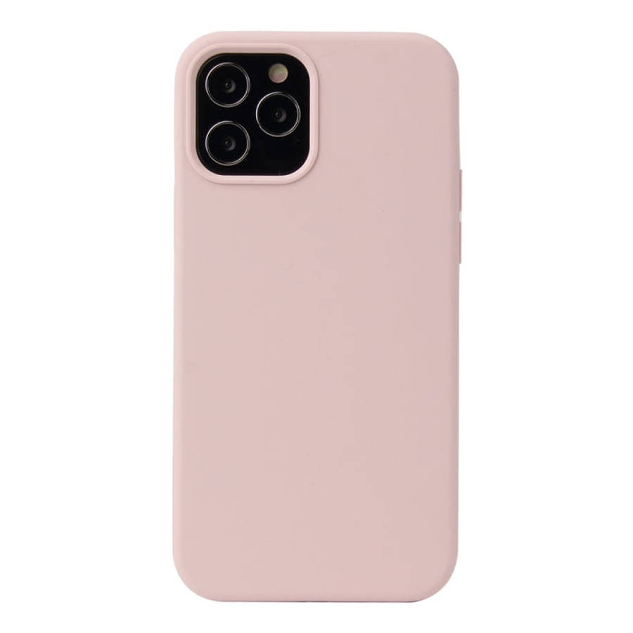 Solid Color Liquid Silicone Shockproof Protective Case, For iPhone 12 mini, For iPhone 12 / 12 Pr...