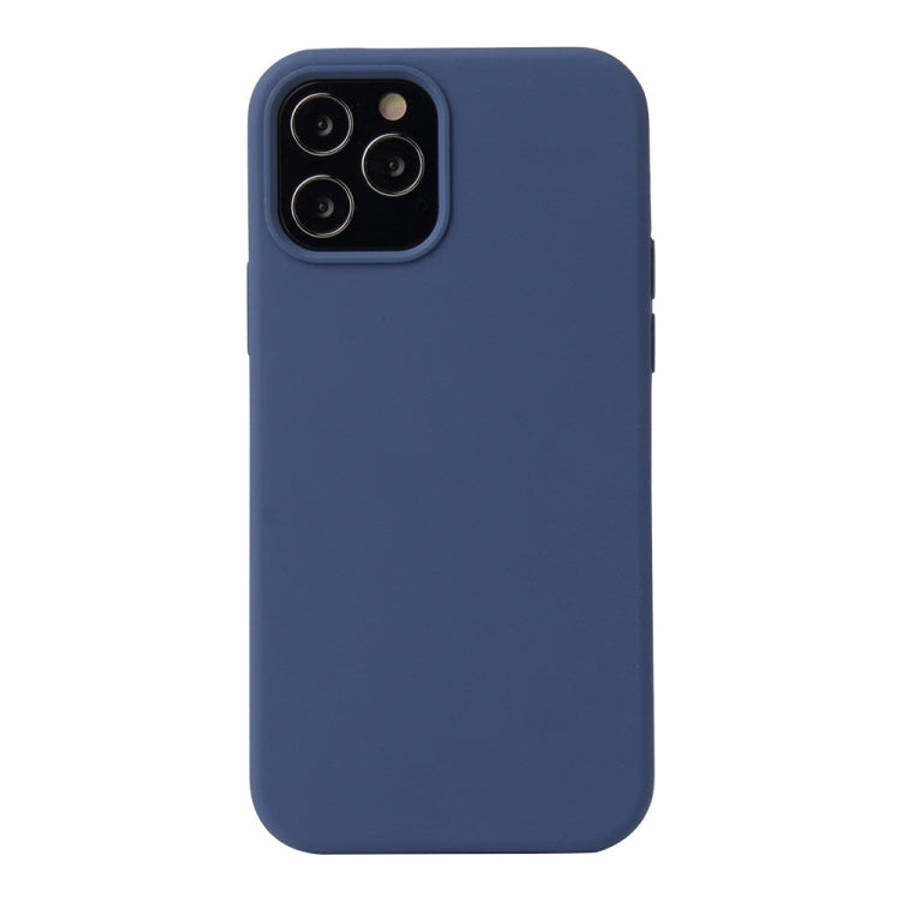 Solid Color Liquid Silicone Shockproof Protective Case, For iPhone 12 mini, For iPhone 12 / 12 Pr...