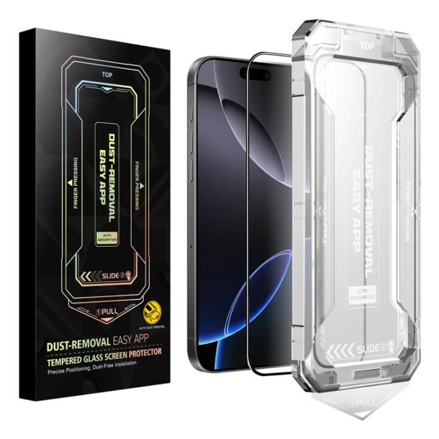 Easy Install HD Tempered Glass Film, For iPhone 17e / 16e / 14 / 13 Pro / 13, For iPhone 17 Pro M...
