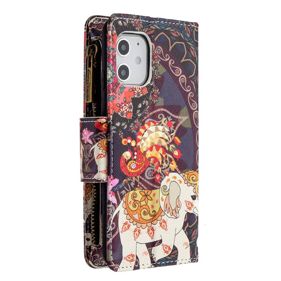 Colored Drawing Pattern Zipper Horizontal Flip Leather Case with Holder & Card Slots & Wallet, Fo...