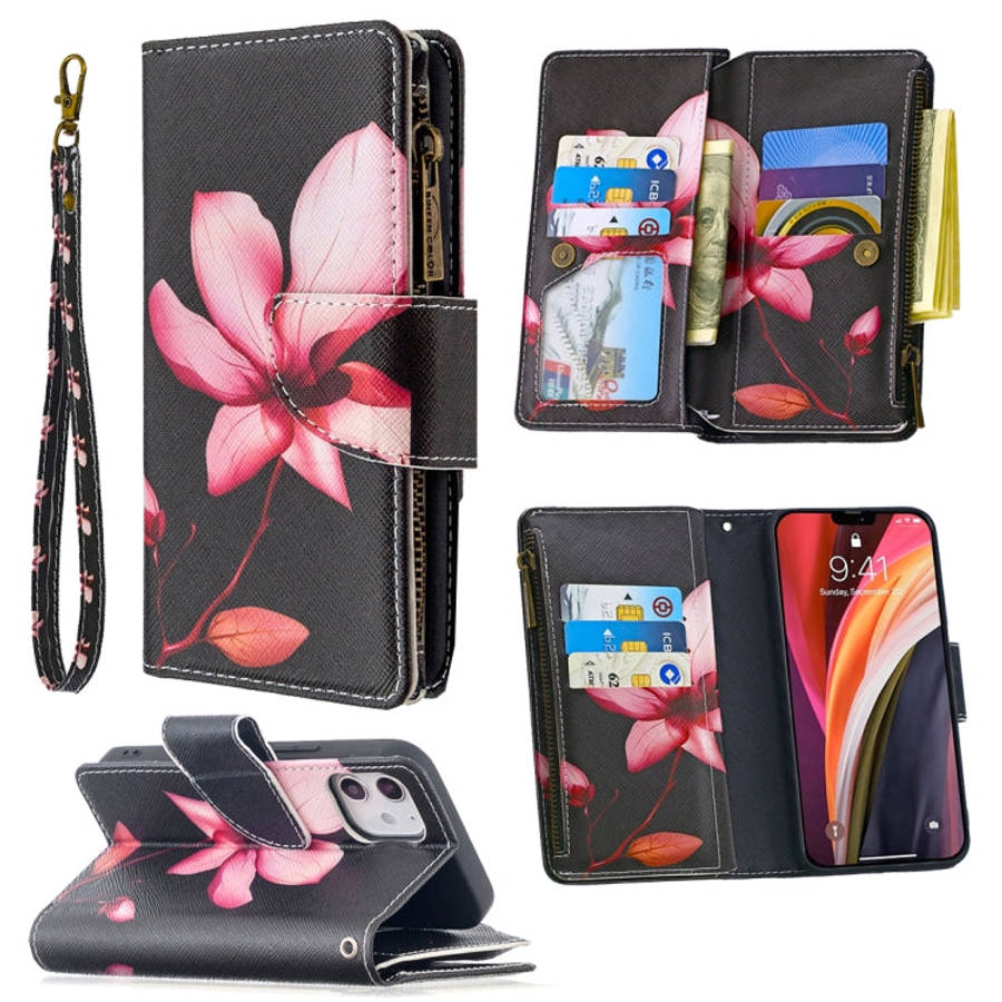 Colored Drawing Pattern Zipper Horizontal Flip Leather Case with Holder & Card Slots & Wallet, Fo...