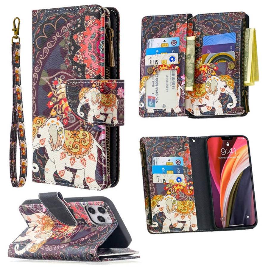 Colored Drawing Pattern Zipper Horizontal Flip Leather Case with Holder & Card Slots & Wallet, Fo...