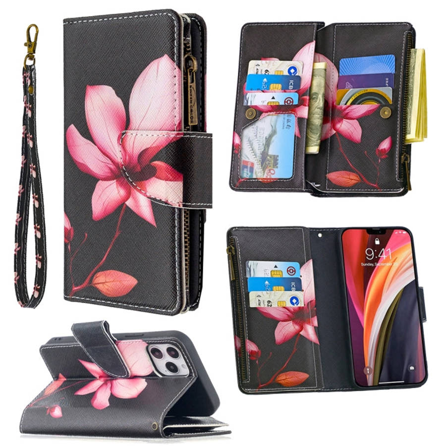 Colored Drawing Pattern Zipper Horizontal Flip Leather Case with Holder & Card Slots & Wallet, Fo...