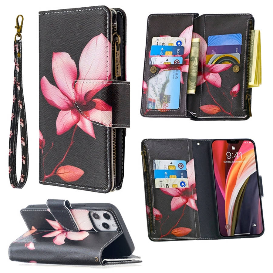 Colored Drawing Pattern Zipper Horizontal Flip Leather Case with Holder & Card Slots & Wallet, Fo...