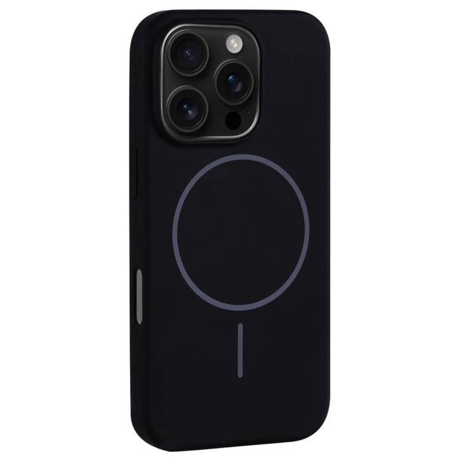 Large Hole Camera MagSafe Liquid Silicone Full Coverage Phone Case, For iPhone 16 Pro Max, For iP...