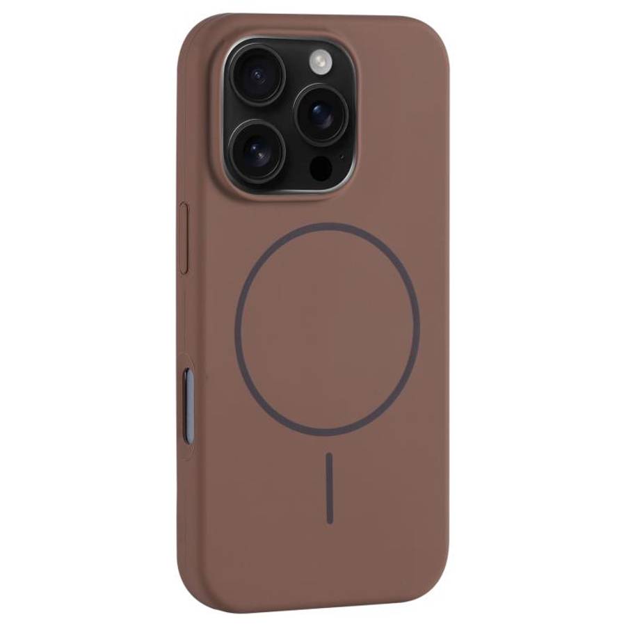 Large Hole Camera MagSafe Liquid Silicone Full Coverage Phone Case, For iPhone 16 Pro Max, For iP...
