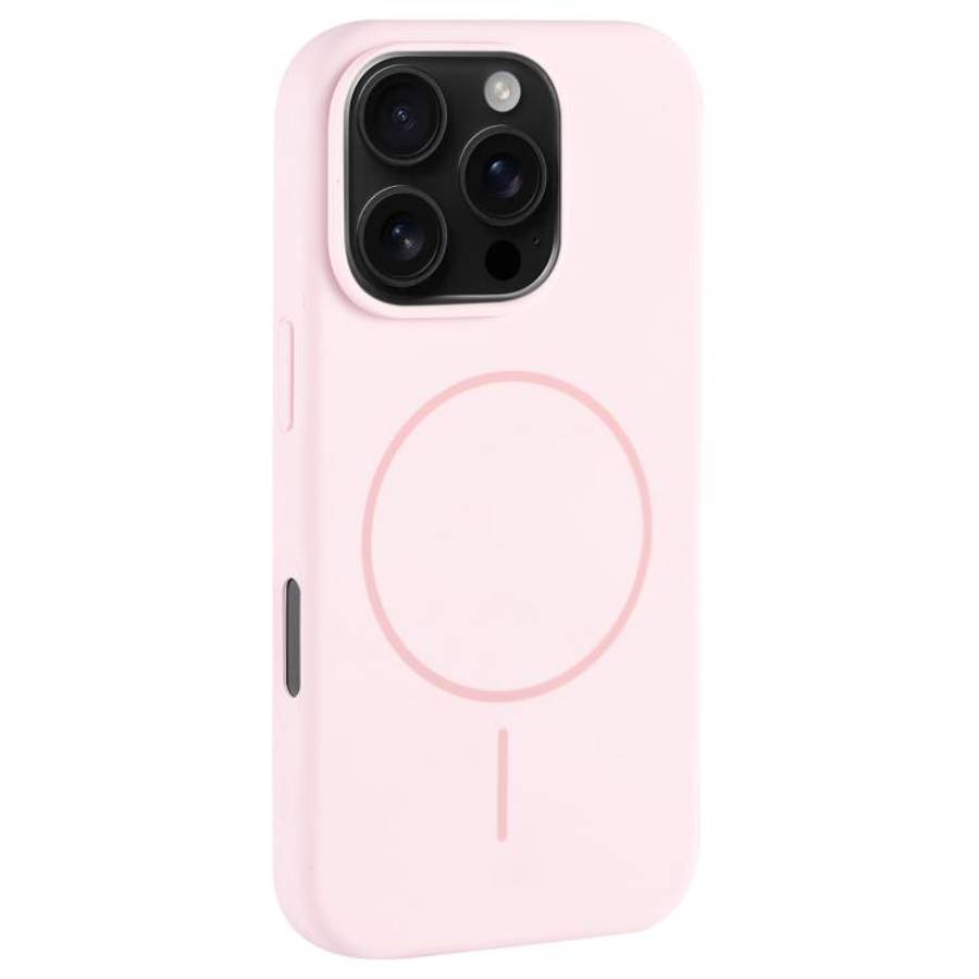 Large Hole Camera MagSafe Liquid Silicone Full Coverage Phone Case, For iPhone 16 Pro Max, For iP...
