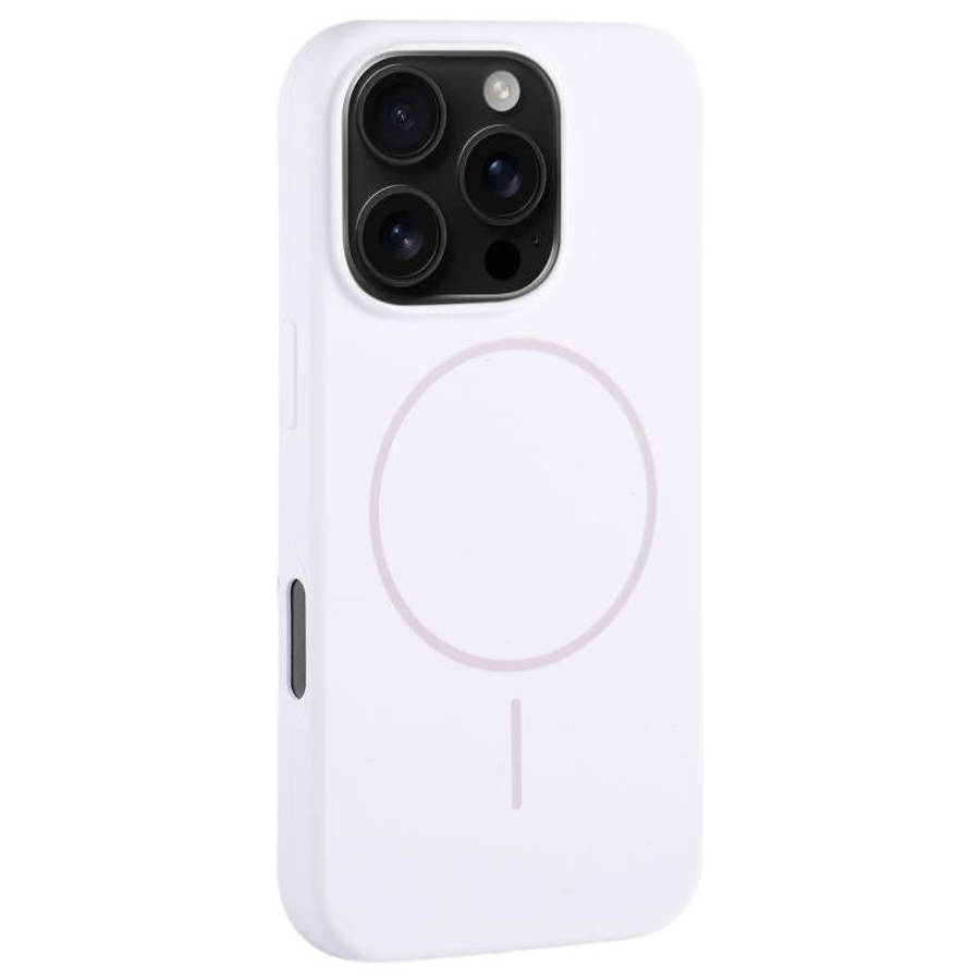 Large Hole Camera MagSafe Liquid Silicone Full Coverage Phone Case, For iPhone 16 Pro Max, For iP...