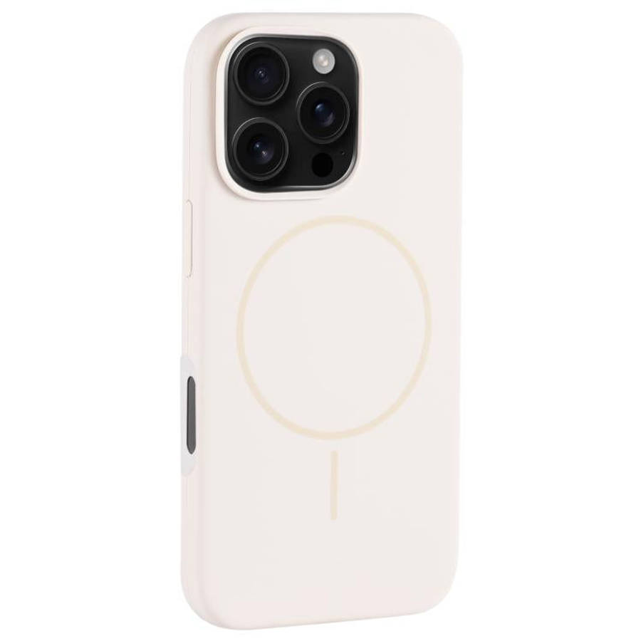 Large Hole Camera MagSafe Liquid Silicone Full Coverage Phone Case, For iPhone 16 Pro Max, For iP...